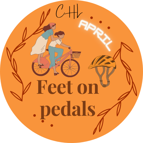 Feet on pedals 